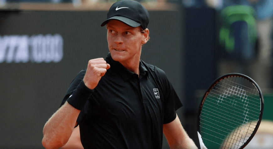 Jannik Sinner igualó una histórica marca de Novak Djokovic y se afianza como candidato en Roma